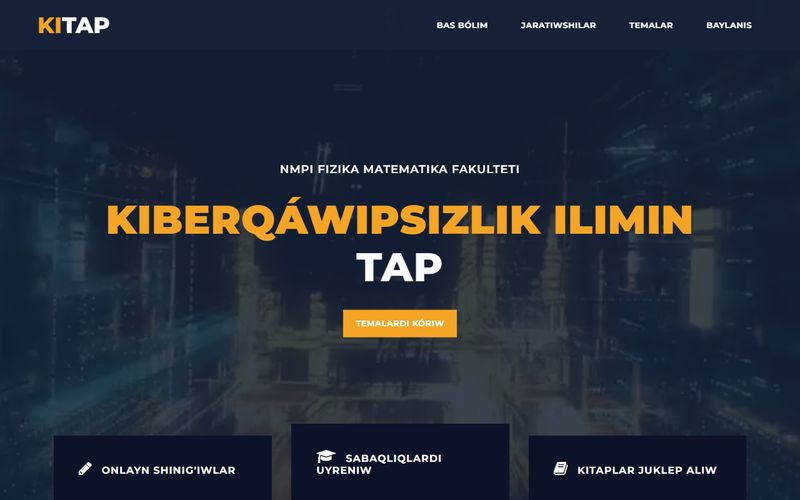 KITAP — Cybersecurity
